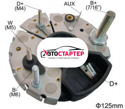 Диодный мост генератора AEB1957 (IBR957)