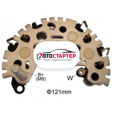 Фото 1 - Диодный мост генератора AEE2725 (IXR725)