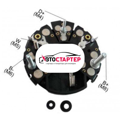 Фото 1 - Диодный мост генератора AEB1904 (IBR904)